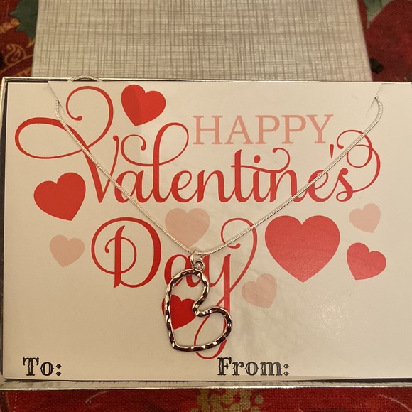 Custom Valentines Gift Heart Necklace - Picture 3 of 16